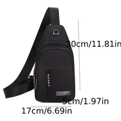 Men's Crossbody Chest Bag Sling Bag For Outdoor Sports Travel