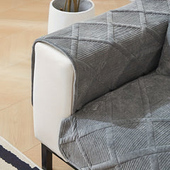 Quilted Sofa Slipcover Furniture Protector for Home Decor