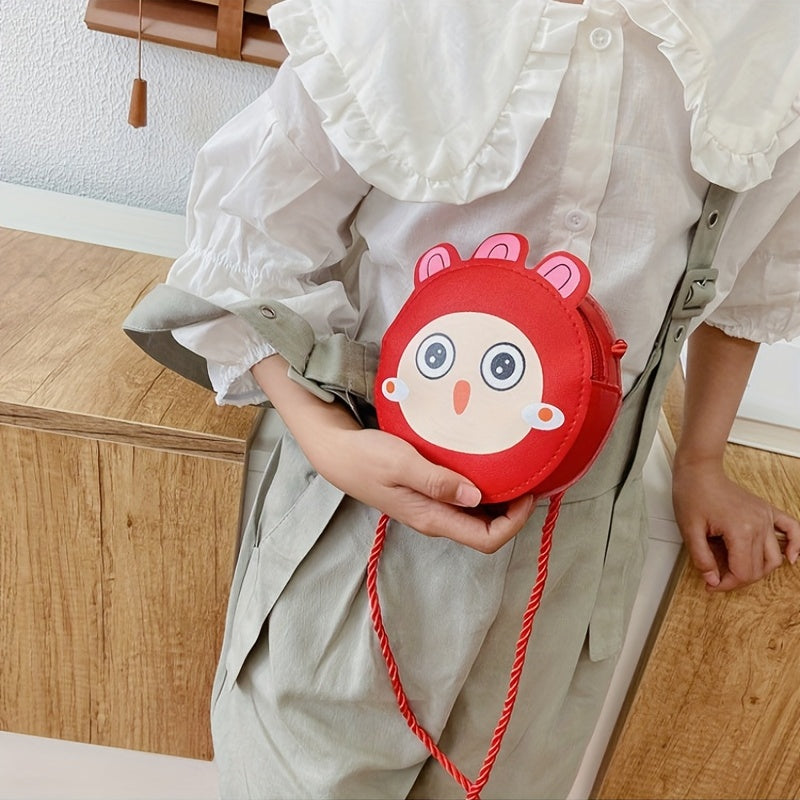 Kids Cartoon Crossbody Bag with Coin Purse