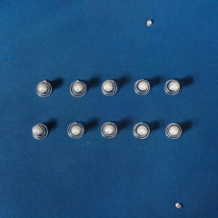 10pcs Faux Pearl Spiral Hair Ring Charm Bridal Hair Accessories