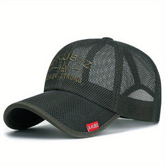 Men's Breathable Mesh Baseball Cap Outdoor Fishing Cap Sun Hat