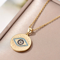 Sparkle Zircon Pendant Necklace Men Women Decoration Festivals