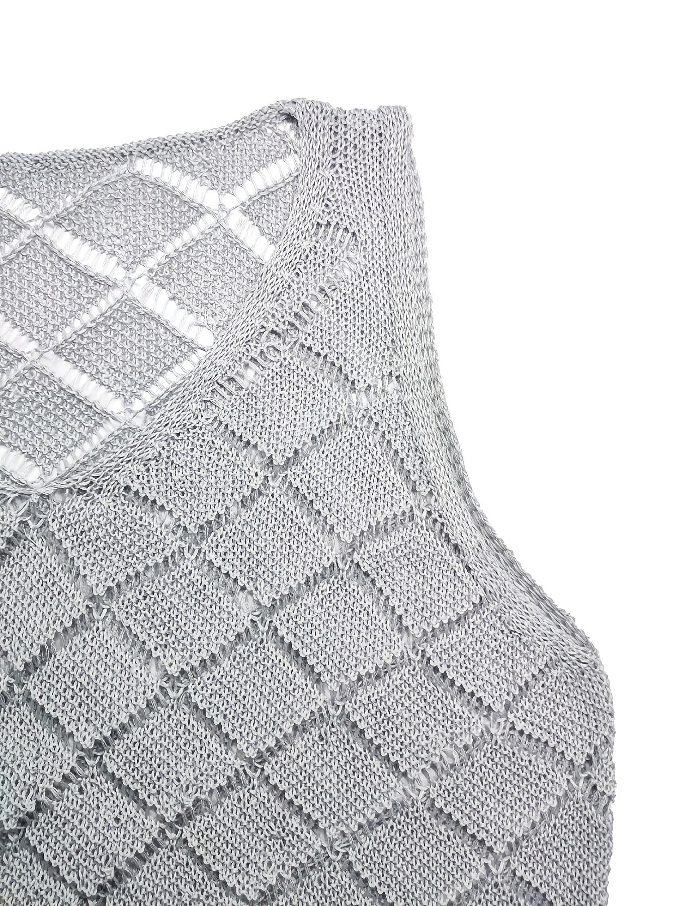 Casual Sweater Women's V Neck Pullover Tank Sweater