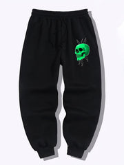 Skull Pattern Joggers Men's Casual Sports Pants