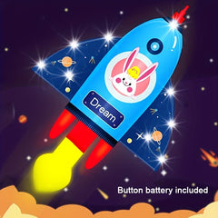 Colorful Rocket Kite for Outdoor Fun