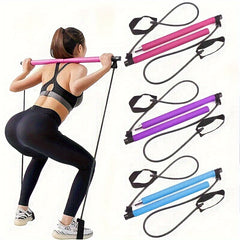 Pilates Exercise Sticks & Yoga Bands for Women Gym & Home Workouts