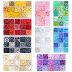 Rice & Tube Bead Set w/ 15 Grid Boxes - 1 Pack