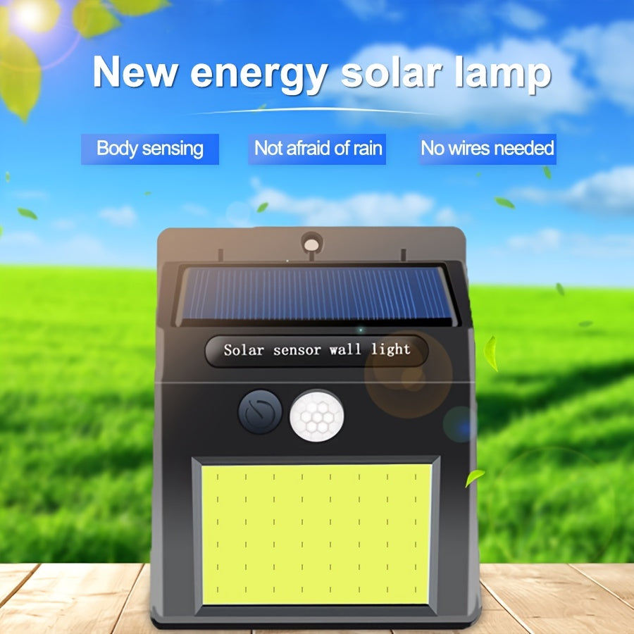 Solar Motion Sensor Light Outdoor - 48 LEDs IP65 Waterproof Security Lights