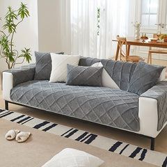Quilted Sofa Slipcover Furniture Protector for Home Decor