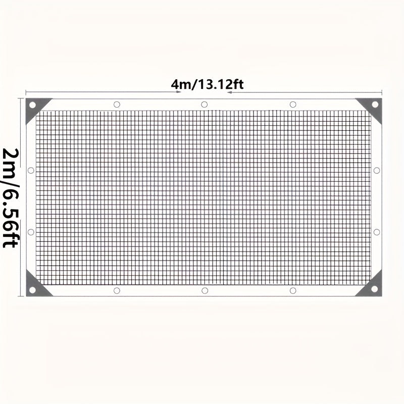 Durable Shading Net Cover for Yard Balcony Garden 200x400cm