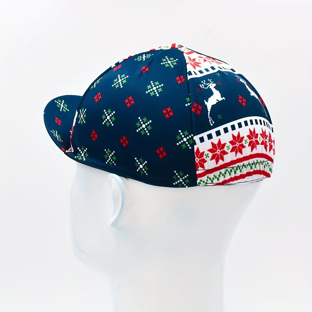 Christmas Santa Claus Cycling Cap Under Helmet Hat