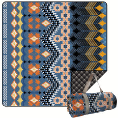 Retro Printed Picnic Mat Waterproof Foldable Beach Mat