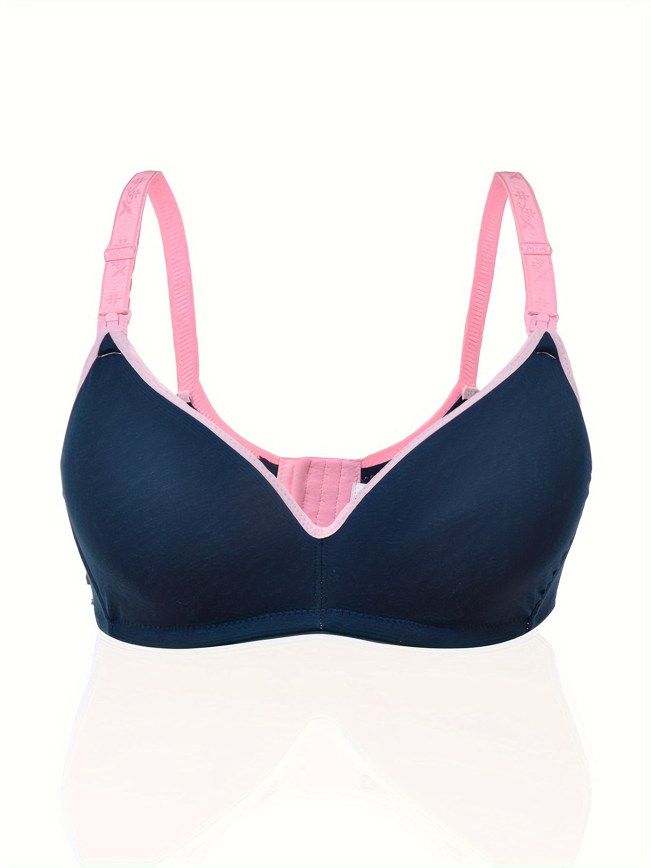 Plus Size Bra Women's Plus Molded Cup Bralette with Buckle