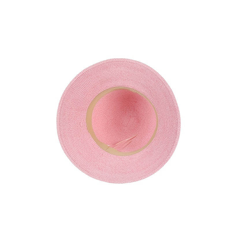 Wide Brim Bucket Hat Straw Sunscreen Fisherman Cap
