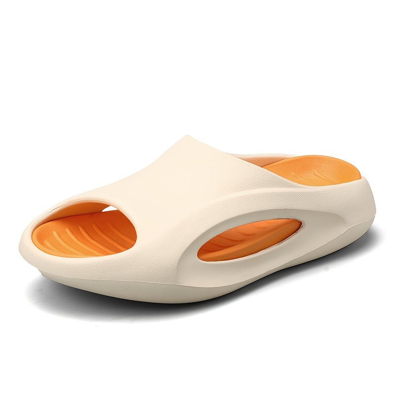 Men's Pillow Slides Casual Non Slip Slippers Open Toe Shoes