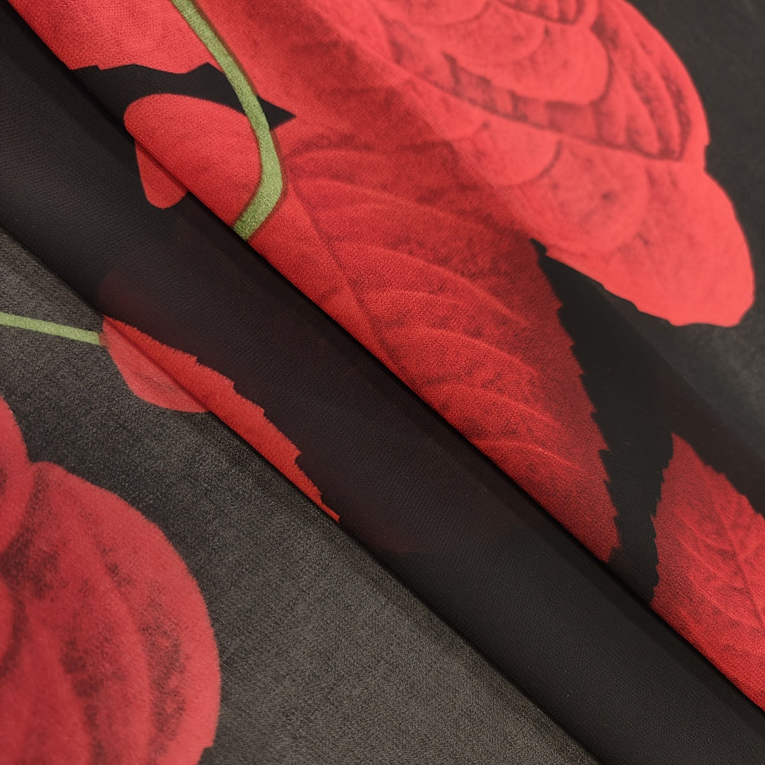 Comfortable Breathable Chiffon Fabric DIY Clothes Pants Dress 1yd