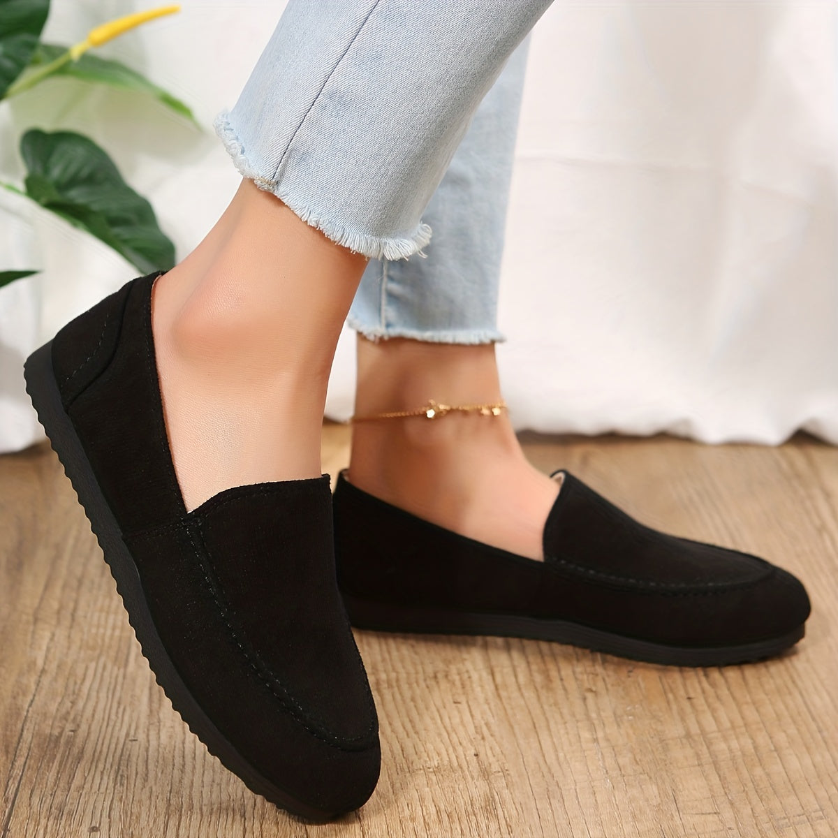 Women's Lightweight Slip-On Flat Casual Shoes
