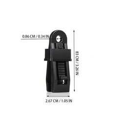 20pcs Crocodile Mouth Multipurpose Camping Clamp Tighten Lock Grip Snap