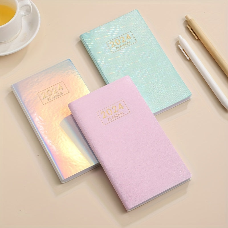 A6 English Agenda Book Laser Plan Book