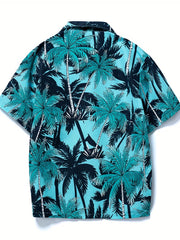 Men's Hawaiian Print Shirt Lightweight Casual Shirt