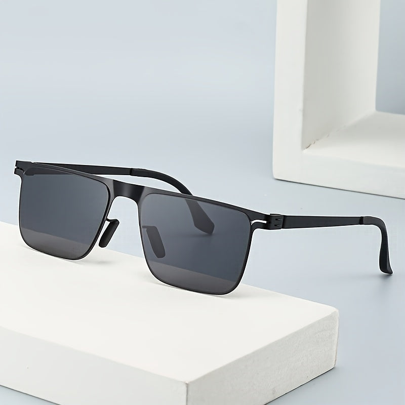 High Def Polka Dot Men Glasses Biker Light Metal