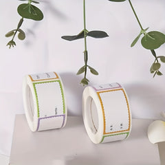250 Adhesive Stickers Roll - 5 6 Labels For Food Date