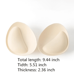 Latex Push Up Bra Insert Pads Seamless Chest Enhancer Lingerie Accessory