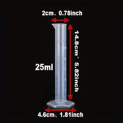 ETOPLEX Graduated Cylinder 10ml Clear Lab Cylinders