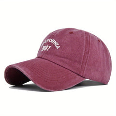 Casual Sunscreen Embroidered Baseball Cap Retro Sun Visor Hat