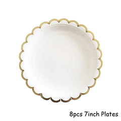 Paper Plates Cups Straws Weddings Birthdays Celebrations