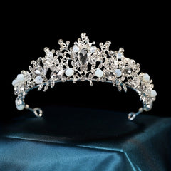 Bridal Crystal Headband Queen Princess Crown Head Jewelry Tiara