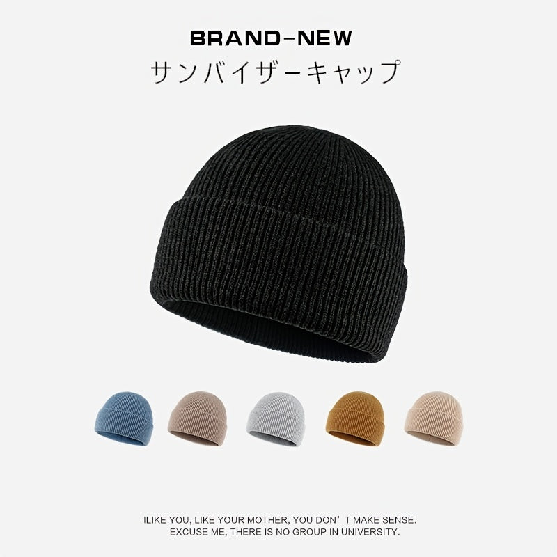 Outdoor Winter Wool Cap Flip Up Cold Hat Heap Hat