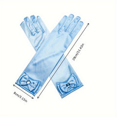 Girls Cosplay Princess Bowknot Gloves