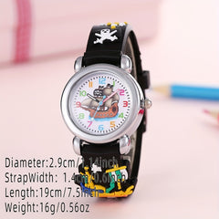 Colorful Cartoon Student Pirate Children's Watch Quartz Watch
