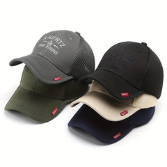 Unisex Mesh Trucker Baseball Cap Hip Hop Embroidered Hat