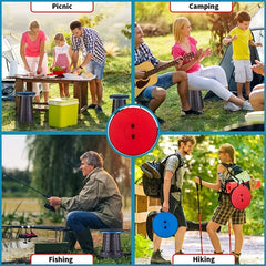 Portable Folding Stool Load 181KG Camping Hiking BBQ