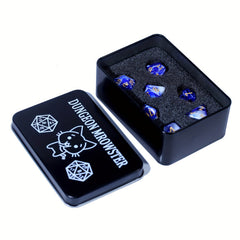Metal Dice Box for Storing, Collecting & Gifting
