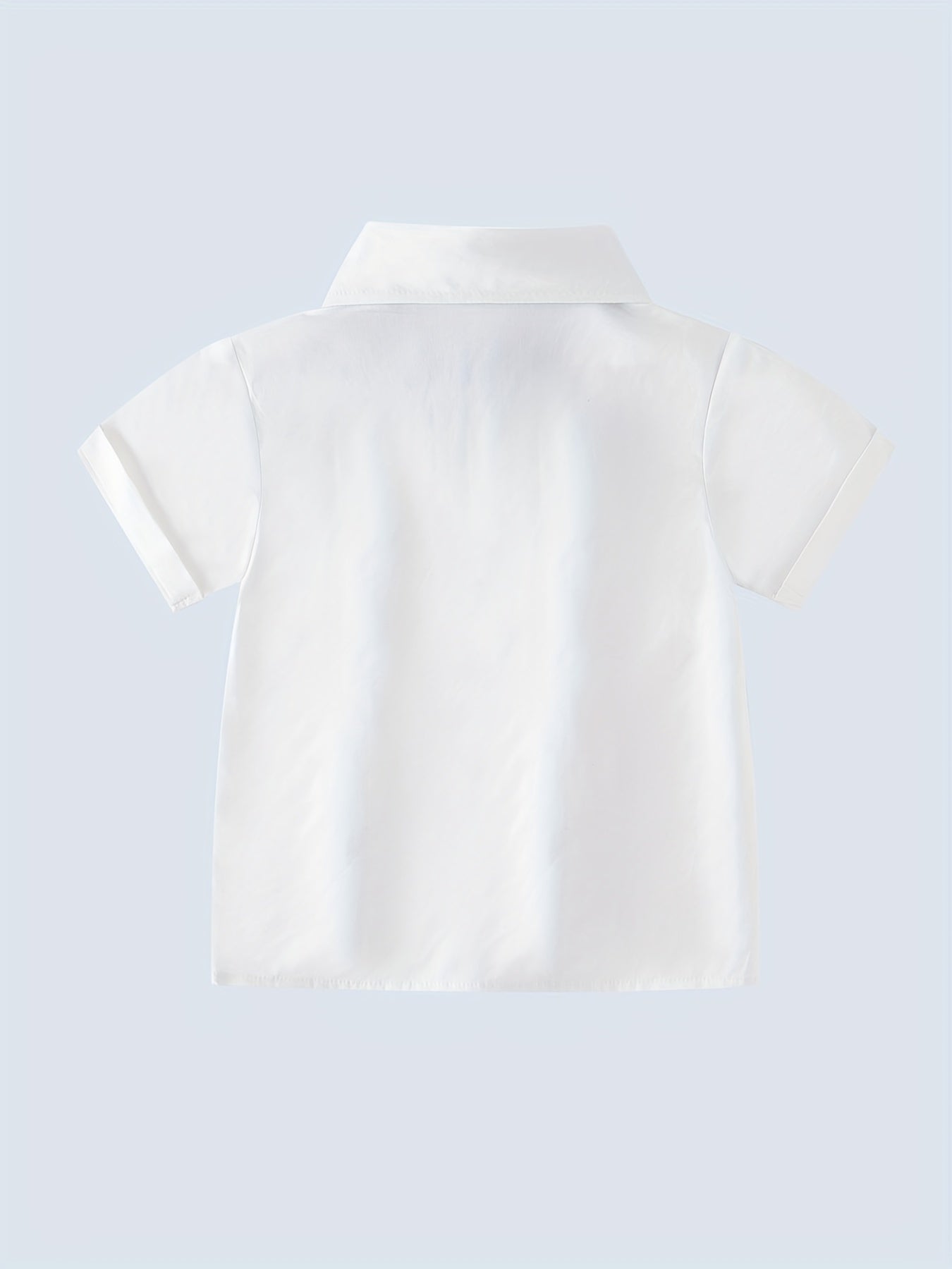 Boys Formal Short Sleeve Lapel Shirt