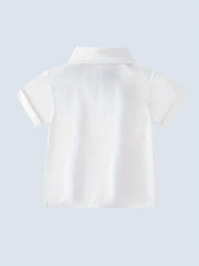 Boys Formal Short Sleeve Lapel Shirt