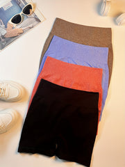 4pcs Seamless High Stretch Yoga Shorts for Women
