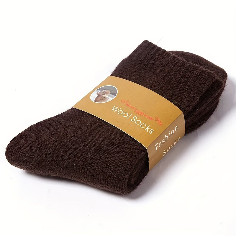 Thickened Wool Socks Casual Warm Boot Socks for Men and Women