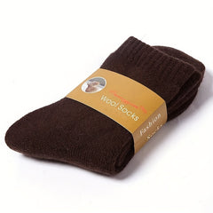 Thickened Wool Socks Casual Warm Boot Socks for Men and Women
