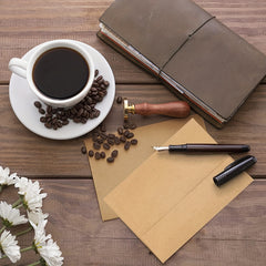 50pcs 4x6in Kraft Paper Envelopes A4 Card Invitation Postcard