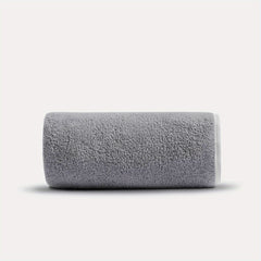 Soft Microfiber Face Towel - Gray Pink - 35x13.7in