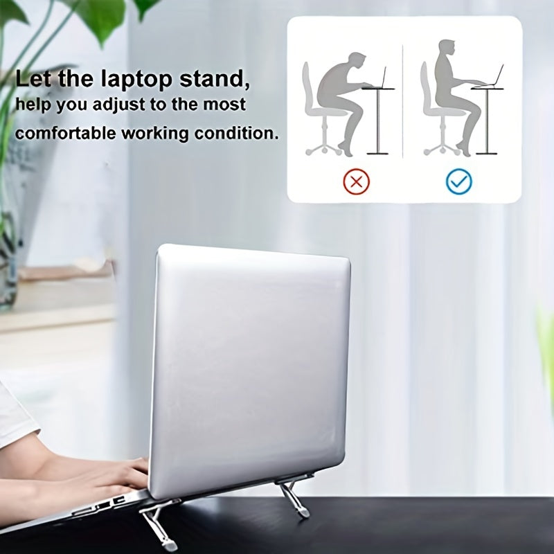 4pcs Universal Laptop Stand Mini Cooling Pad MacBook Invisible Anti Slip