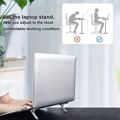 4pcs Universal Laptop Stand Mini Cooling Pad MacBook Invisible Anti Slip