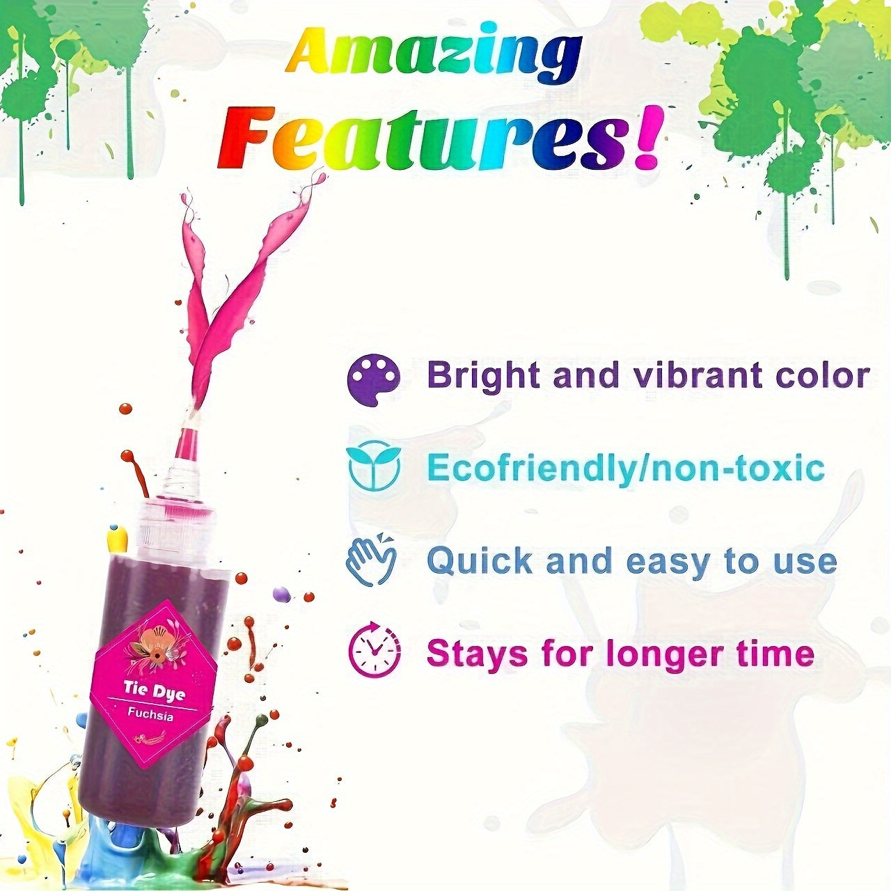 Tie Dye Set for Fabric Dyeing
