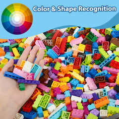 1000pcs Small Building Blocks Bagged Set ABS Material
