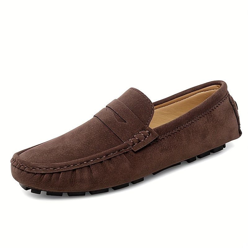 Men's Slip-On Loafers Outdoor Rubber Sole Shoes