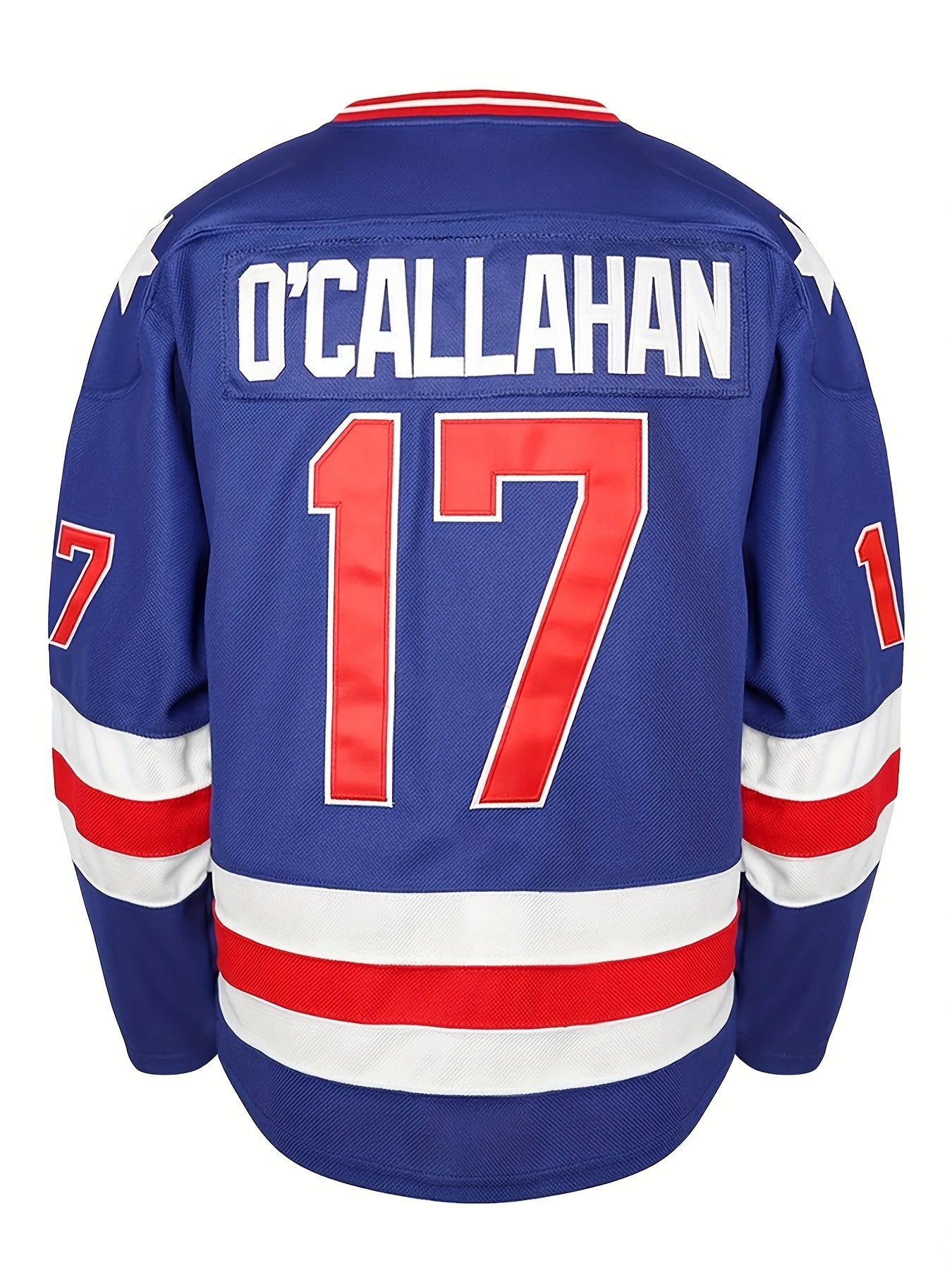 Men's Ice Hockey Jersey 17 Classic Vintage Embroidery Ice Hockey Suit